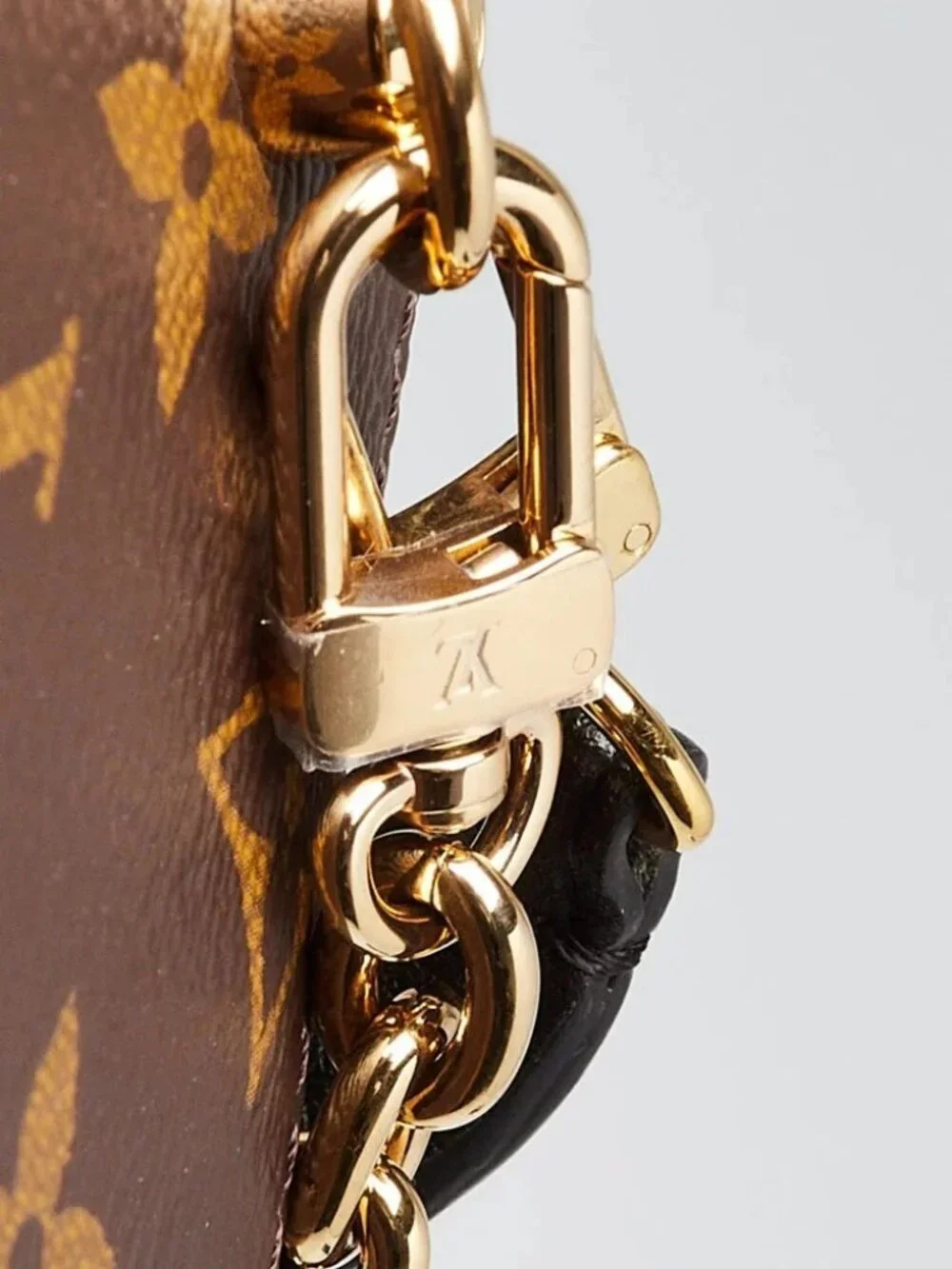 Louis Vuitton Reverse Monogram Coated Canvas/Leather Square Bag